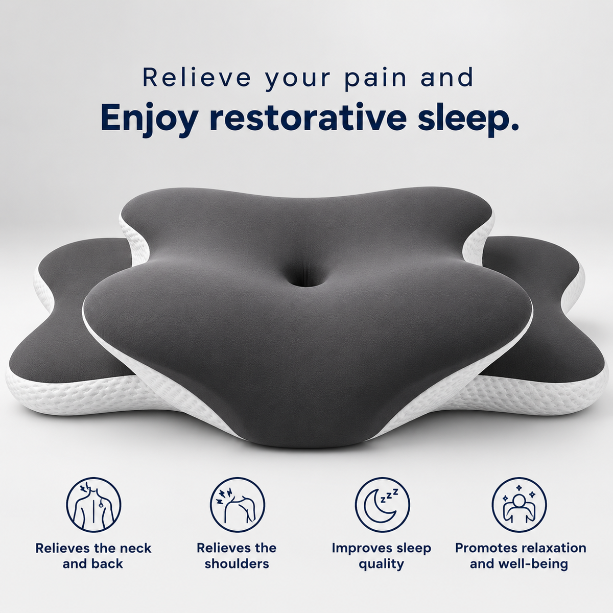 Relivora™ Memory Foam Pillow