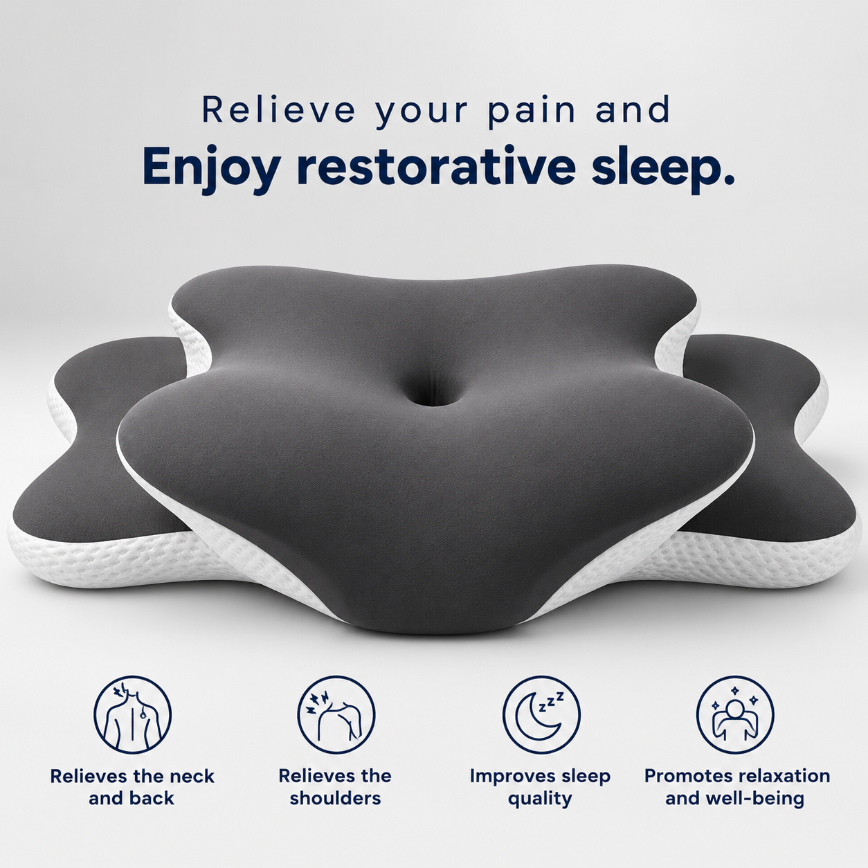 Relivora™ Memory Foam Pillow